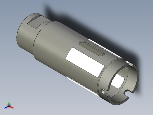 LCV35打孔钻（石材钻孔工具）3D模型正等轴测缩略图