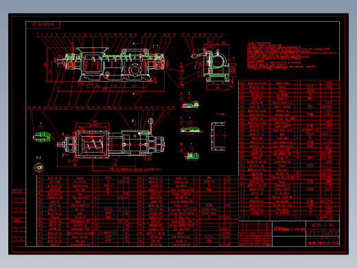 气力输送用螺旋泵总图免费下载