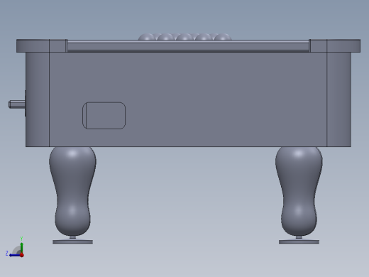 桌球模型右视缩略图