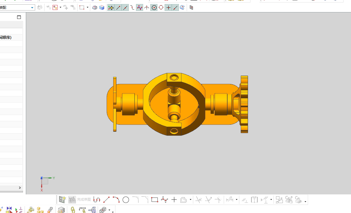 万向节齿轮传动机构