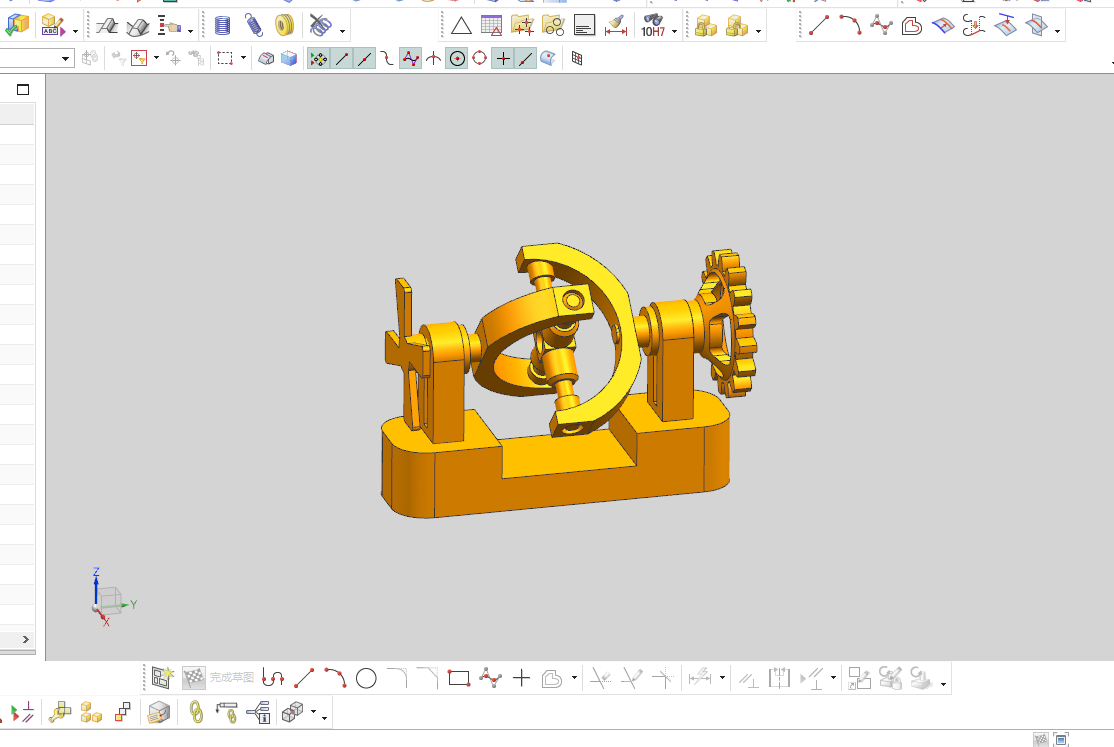 万向节齿轮传动机构