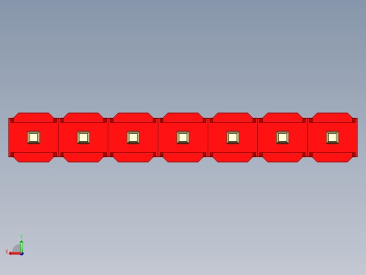 彩色公头100mil（2.54mm）系列-DS1021_red_1x07p_100mil_Type19_rev1.0后视缩略图