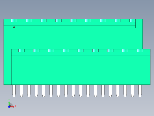 DEGSON 2EDG 系列 5.0mm 可插拔接线端子组-2EDGVTC-5.0-18P-14-00AH前视缩略图