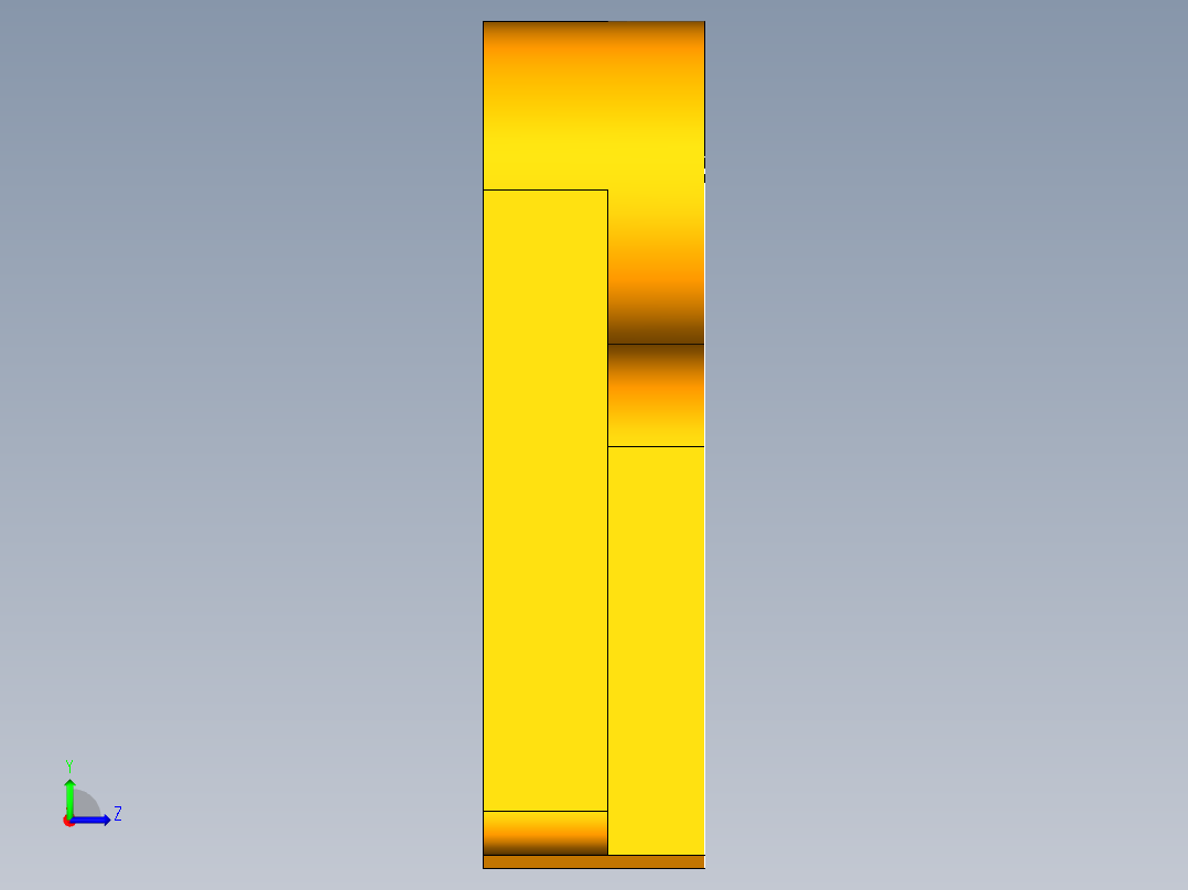 U形板冲孔落料复合模（CAD图+UG三维）左视图