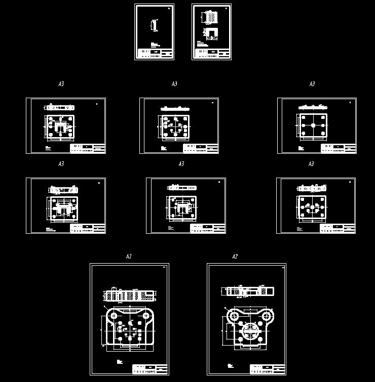 U形板冲孔落料复合模（CAD图+UG三维）
