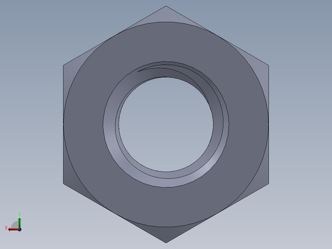 公制螺母-M3.5x0.6.SLDPRT后视图