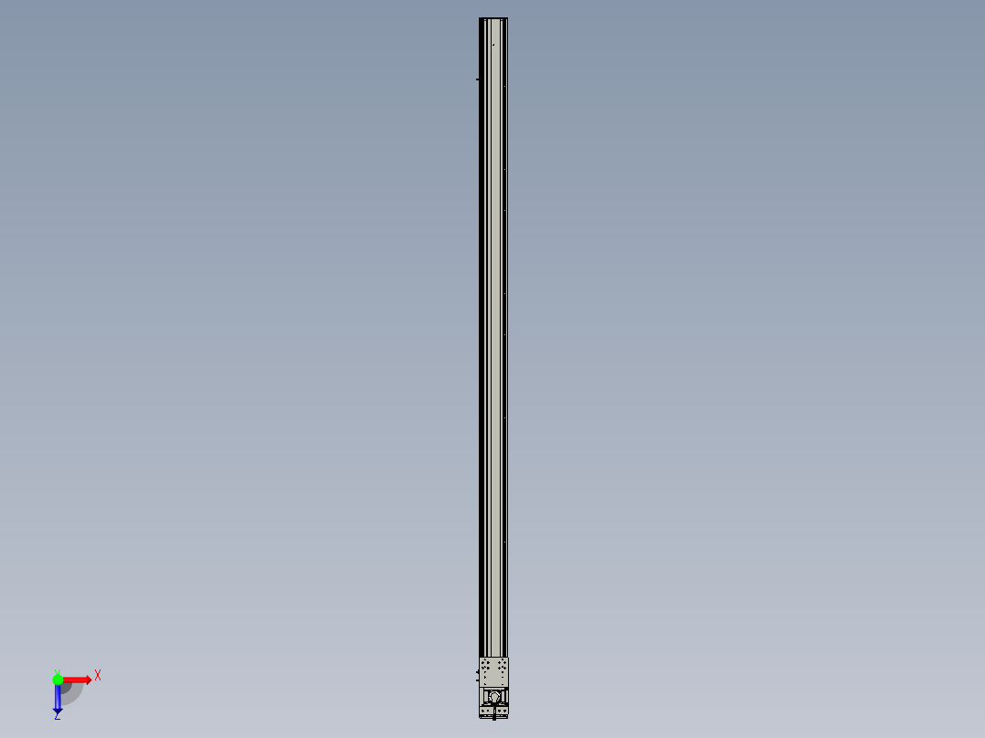 东锦齿条传动DH136G-S3050-BU-减速机+P400W俯视图