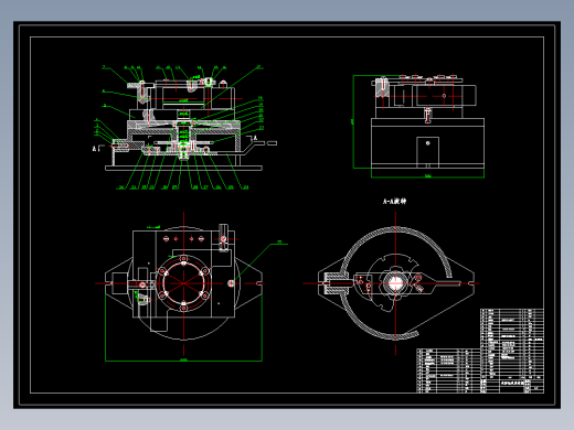 角形轴承箱【轴承座】加工工艺及钻6-φ13孔夹具设计【分度盘装置】