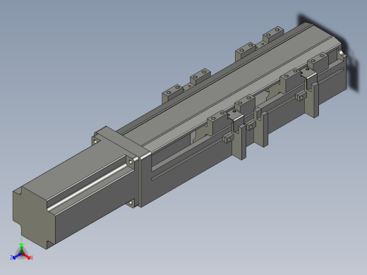 直线模组LHA6-S100-M-200W(16丝杆)设计图纸