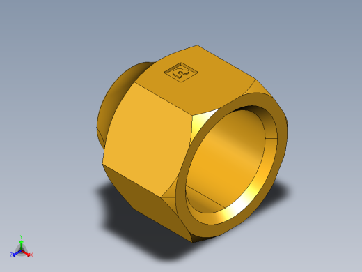 扩口式工业通用硬管接头Short Forged Reducing Nuts 14FS-8-6