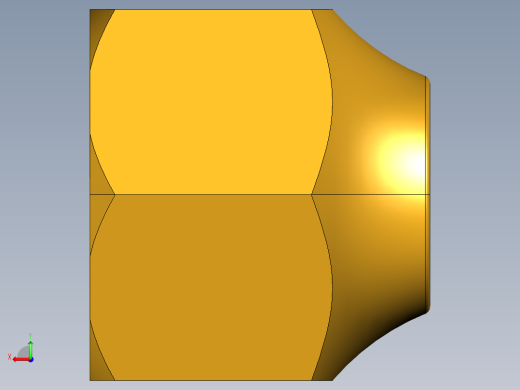 扩口式工业通用硬管接头Short Forged Reducing Nuts 14FS-8-6后视缩略图