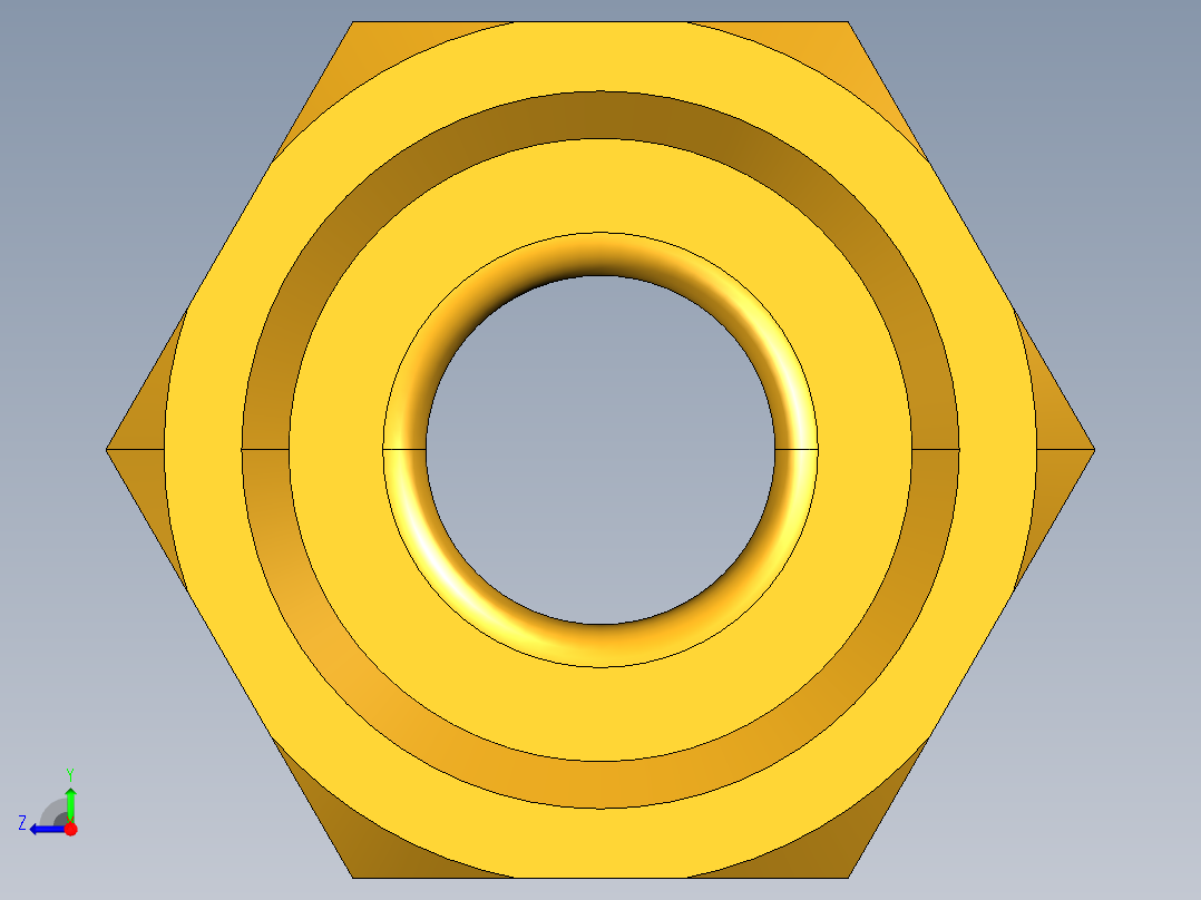 扩口式工业通用硬管接头Short Forged Reducing Nuts 14FS-8-6右视图