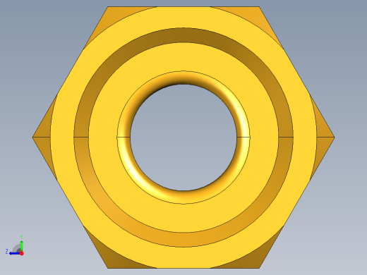 扩口式工业通用硬管接头Short Forged Reducing Nuts 14FS-8-6右视缩略图