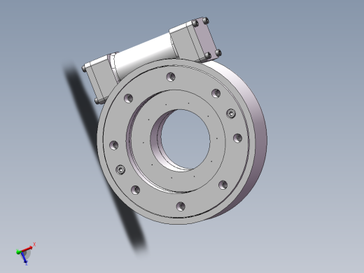 回转减速器涡轮蜗杆三维模型1073517===50S