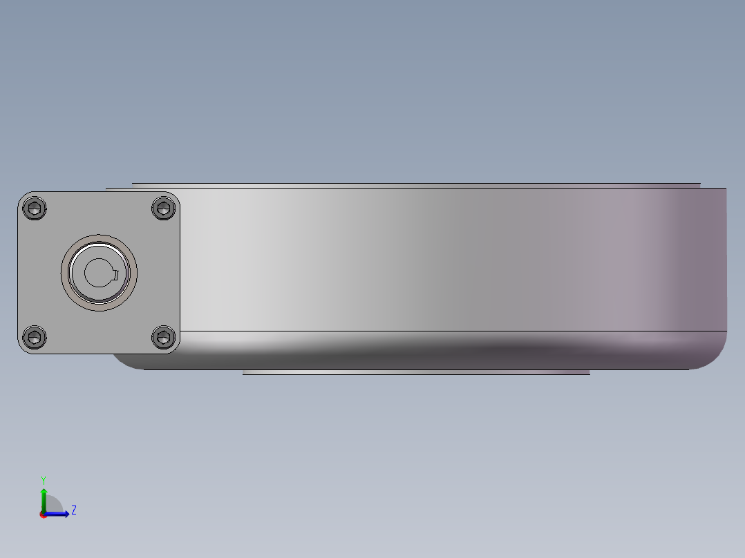 回转减速器涡轮蜗杆三维模型1073517===50S左视图