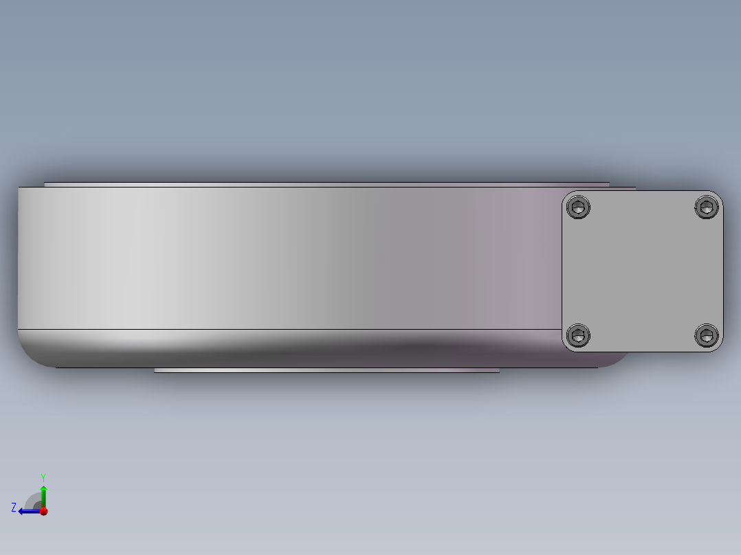 回转减速器涡轮蜗杆三维模型1073517===50S右视图