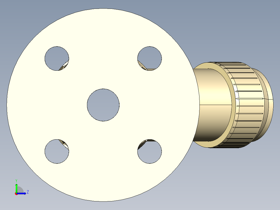 7VRUOM 检查与工会端阀和固定法兰，钻孔ENISO DIN PN10 16左视图