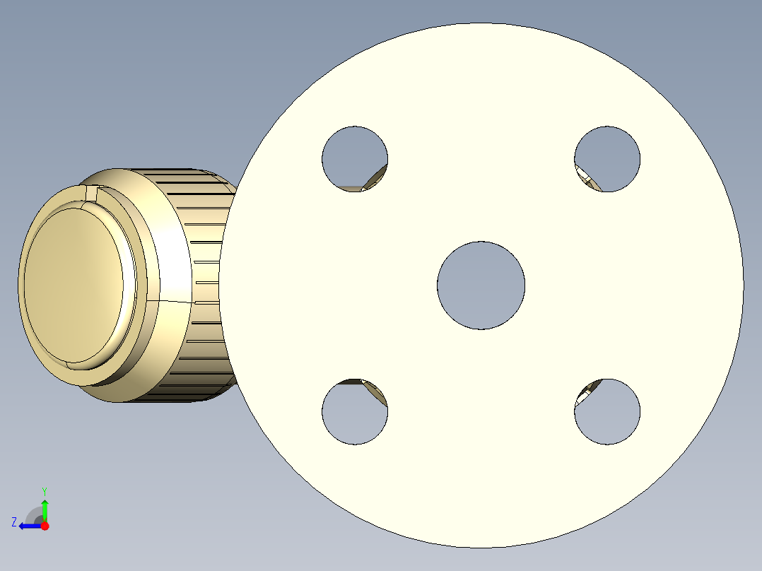 7VRUOM 检查与工会端阀和固定法兰，钻孔ENISO DIN PN10 16右视图