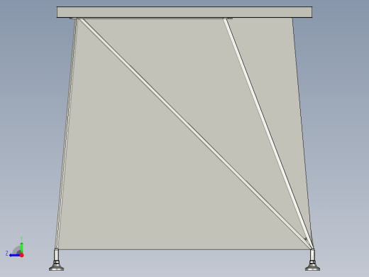 轻便的办公桌(1)右视缩略图