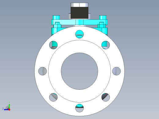 管道手动球阀-水管开关阀-手动阀门法兰连接球阀[80]右视缩略图