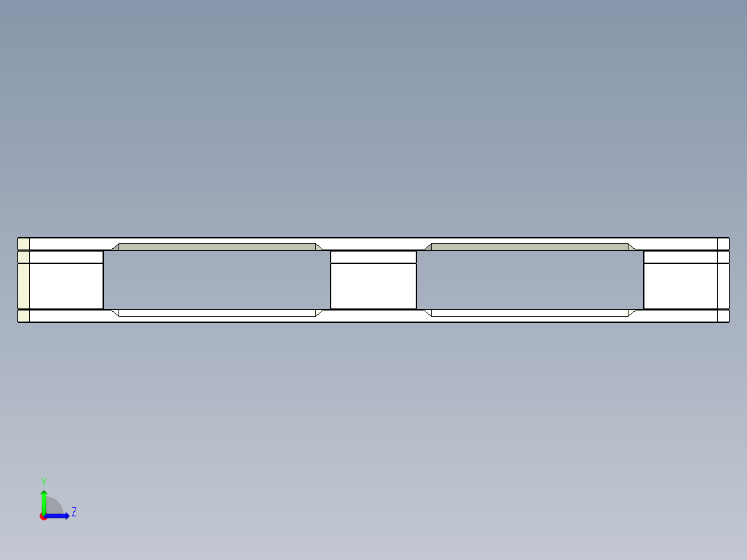 托盘 设计模型 (33)左视图