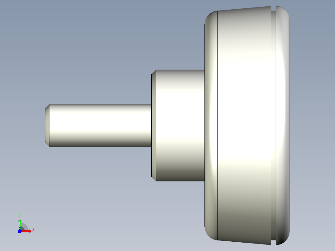 人體工學型把手(公牙)ELK.p-3D多系列多零件图纸模型前视图