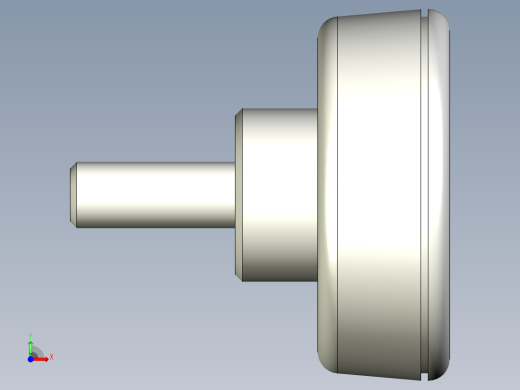 人體工學型把手(公牙)ELK.p-3D多系列多零件图纸模型前视缩略图