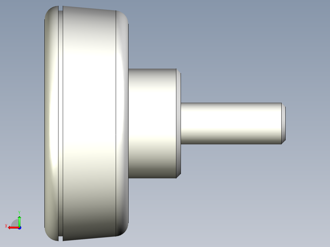 人體工學型把手(公牙)ELK.p-3D多系列多零件图纸模型后视图