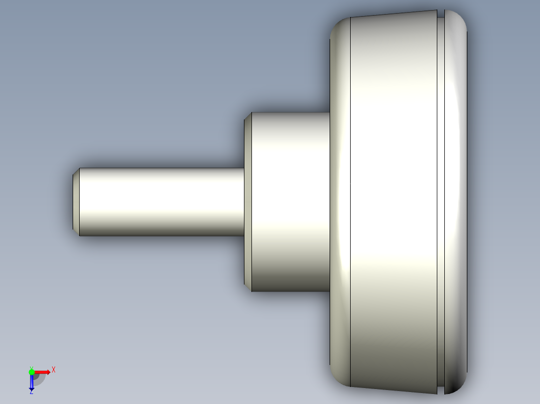 人體工學型把手(公牙)ELK.p-3D多系列多零件图纸模型俯视图