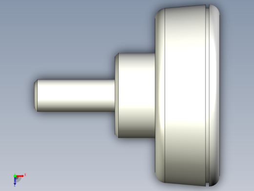 人體工學型把手(公牙)ELK.p-3D多系列多零件图纸模型俯视缩略图