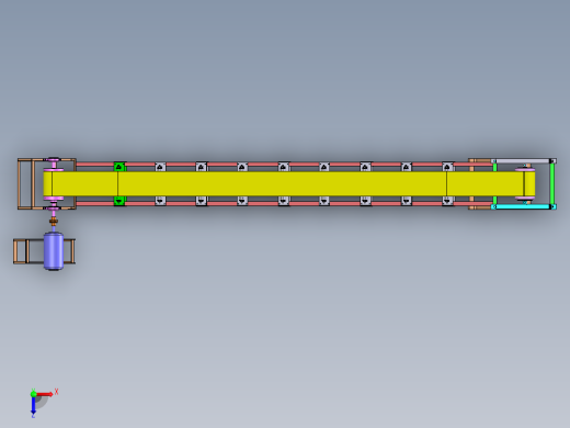 倾斜式自动上料系统设计【含三维+CAD图+文档】俯视缩略图