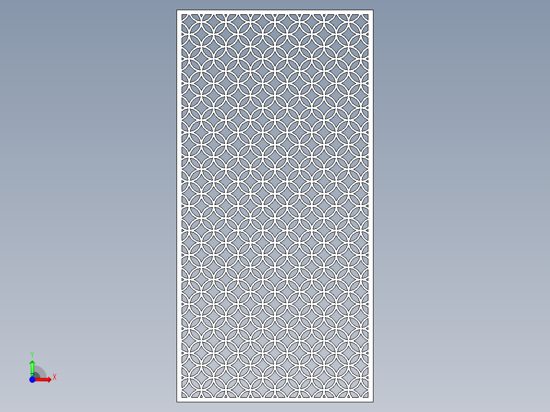 激光切割面板11前视图