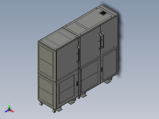 并柜模式正等轴测缩略图