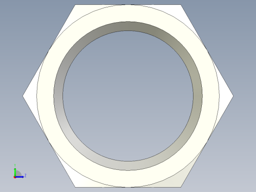 螺母-Nut_M22-50-27-10-15.stp左视缩略图