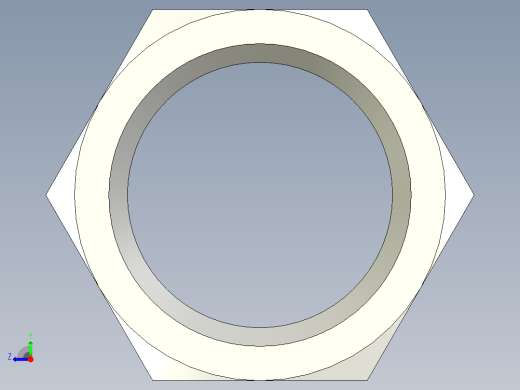 螺母-Nut_M22-50-27-10-15.stp右视缩略图