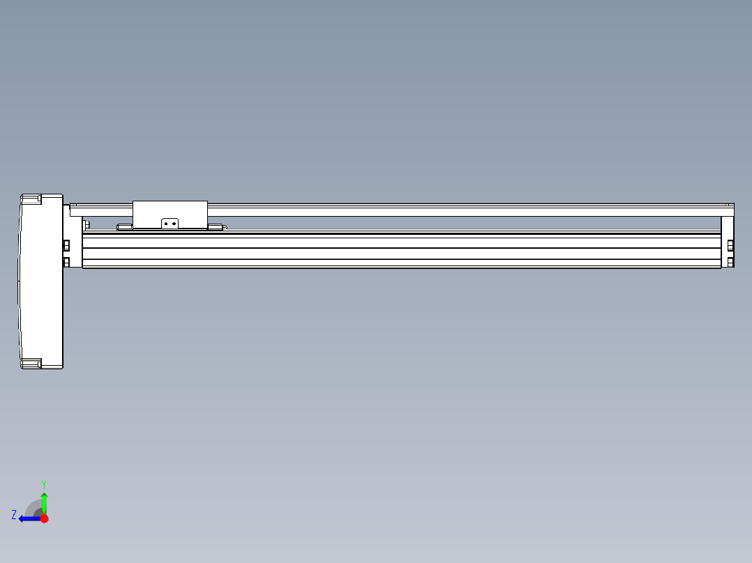 TPA-KNR-86E-1610C-L500A1-MP-BJ57-N3线性模块铝制底座右视图