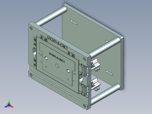 ux301-a-笔记本CNC工装夹具三维模型cnc1-8-6
