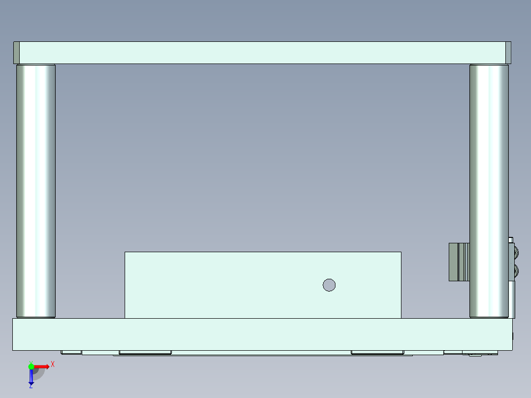 ux301-a-笔记本CNC工装夹具三维模型cnc1-8-6俯视图