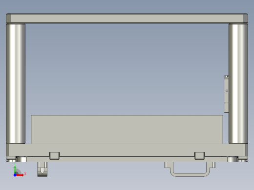 corse-cnc2笔记本CNC工装夹具三维模型前视缩略图
