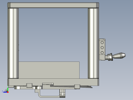 corse-cnc2笔记本CNC工装夹具三维模型右视缩略图