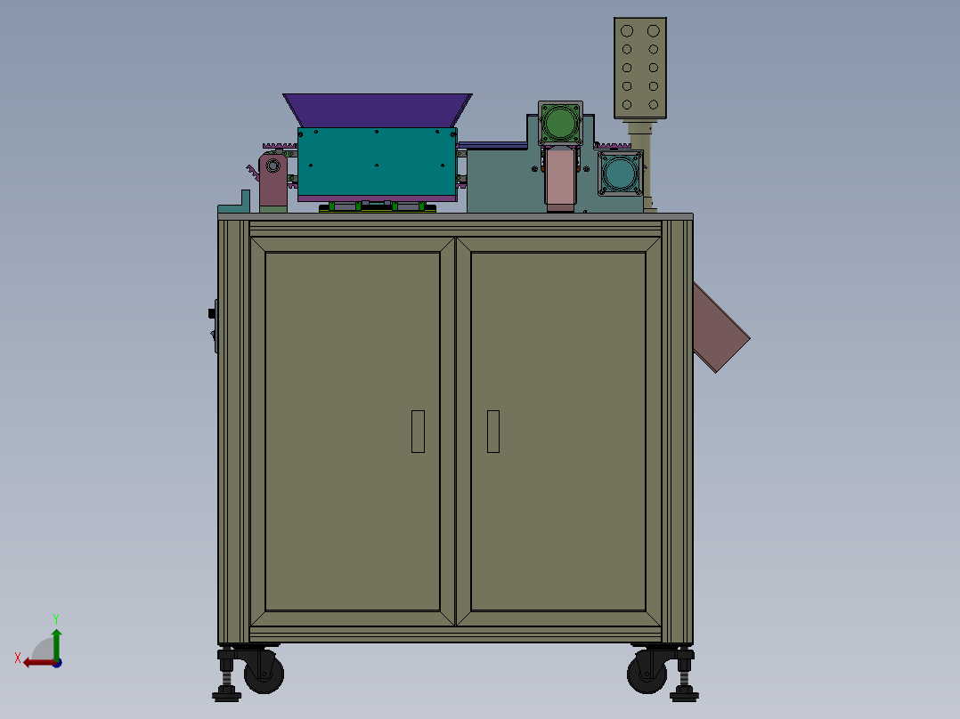 全自动双工位裁切机sw20可编辑后视图