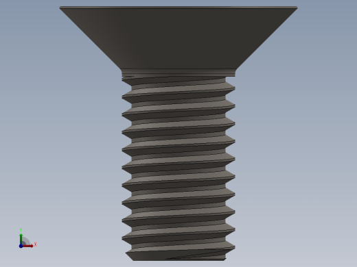 Screw_ISO_10642_M8x18_A2.SLDPRT前视缩略图