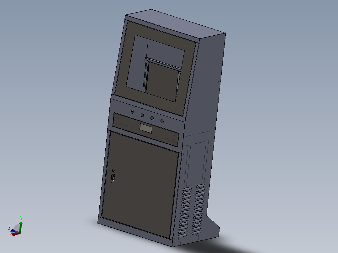 斜面带轮柜1330X600X310