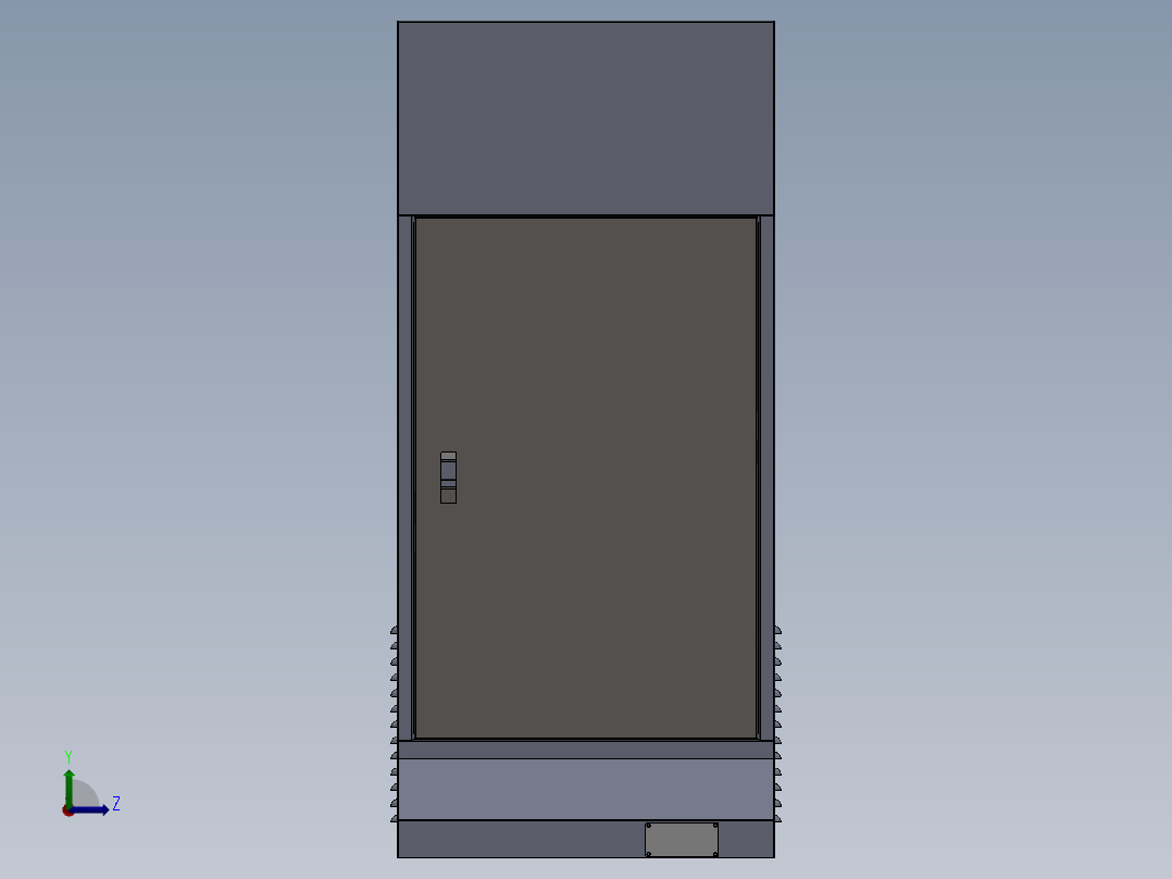 斜面带轮柜1330X600X310左视图