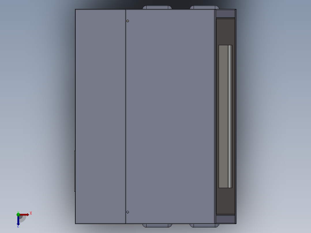 斜面带轮柜1330X600X310俯视图