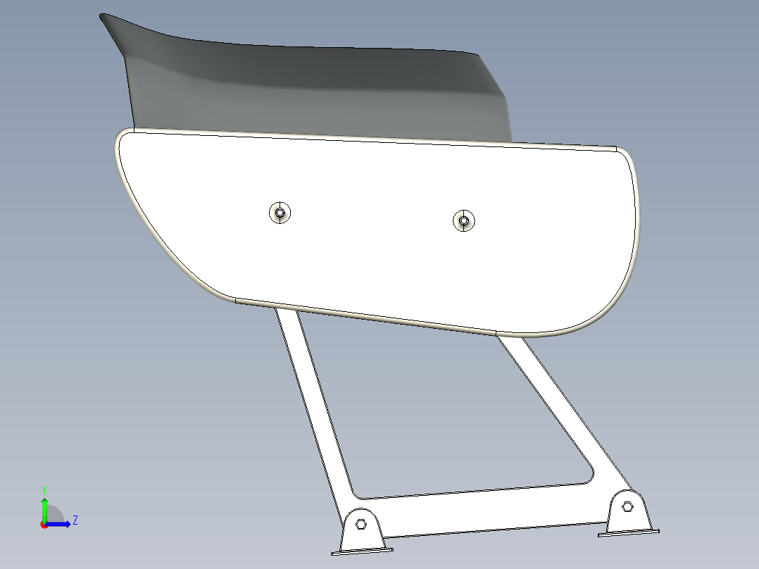 汽车尾翼(14)左视图