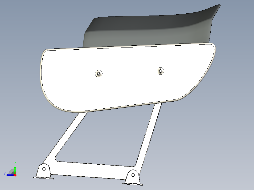 汽车尾翼(14)右视图