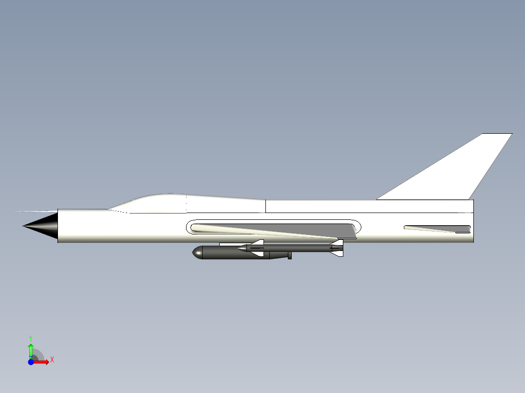 A3003837-米格-21战斗机前视图