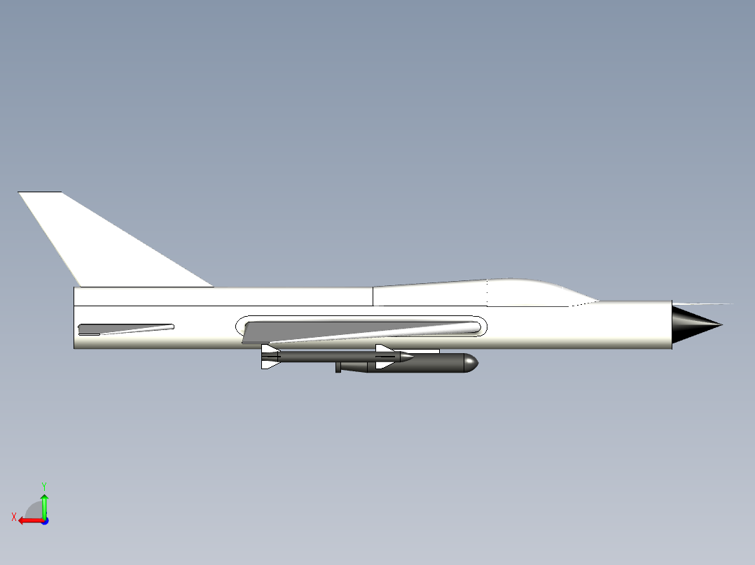 A3003837-米格-21战斗机后视图