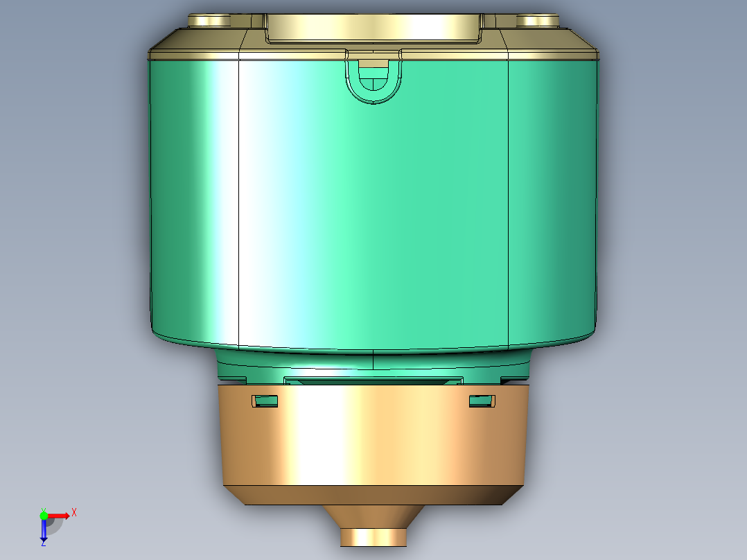 实用型搅肉机俯视图